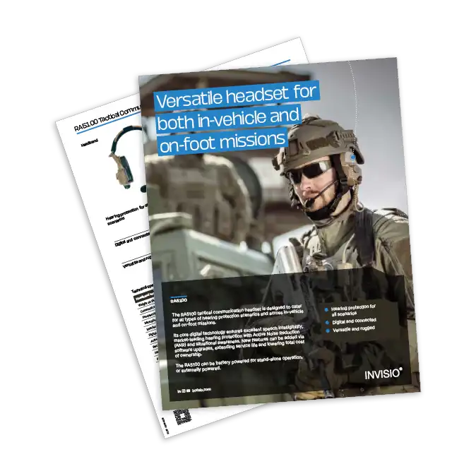 INVISIO RA5100 Flyer Thumbnail